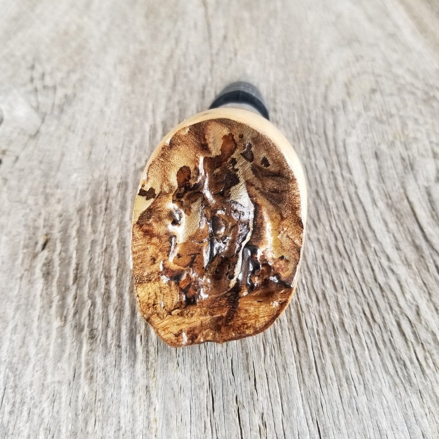 Wine Stopper Maple Live Edge - Rustic - Engagement Gift - Wedding Gift Wedding Favor #301