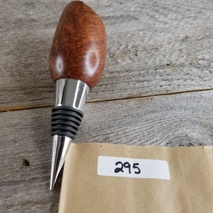 Wine Stopper Redwood Live Edge Rustic Redwood Burl #295 Wine Lover Gift