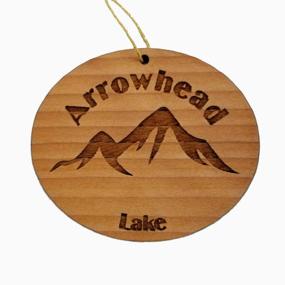 Wholesale Arrowhead Lake Ornament Wood Pennsylvania Souvenir