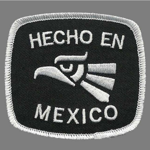 Hecho En Mexico Iron on Patch 3″ Souvenir Travel Badge Emblem Accessory