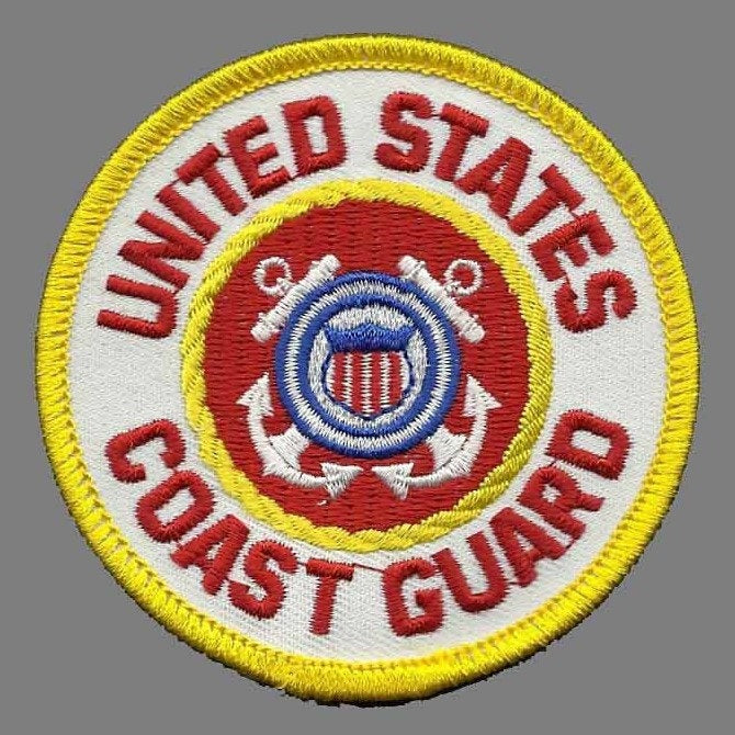 Coast Guard Patch – United States Souvenir – US Coast Guard Shield – Travel Gift 3" Badge